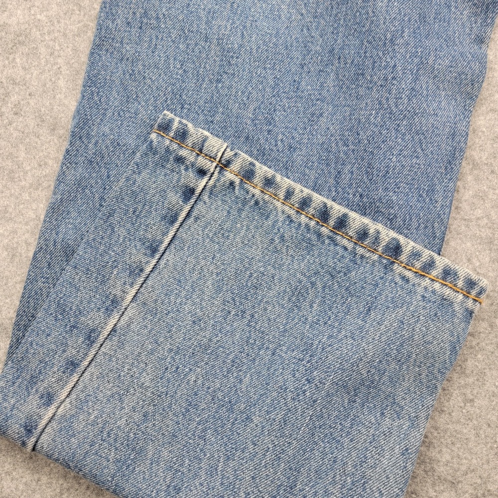Levi Strauss 505 Mens Jeans 38x30 Medium Wash Straight Leg Denim Pants - Picture 15 of 16
